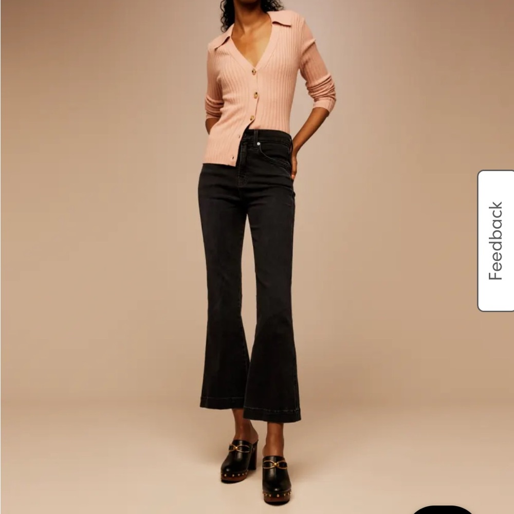 VB Carson Ankle Flare in Onyx